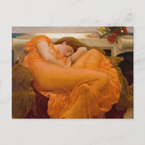 Flaming June _ Frederic Lord Leighton Postcard