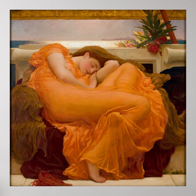 Flaming June - Frederic Lord Leighton Poster (Front)
