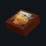 Flaming June Keepsake Box<br><div class="desc">Vintage Pre-Raphaelite painting "Flaming June" by Lord Frederic Leighton,  1895.</div>