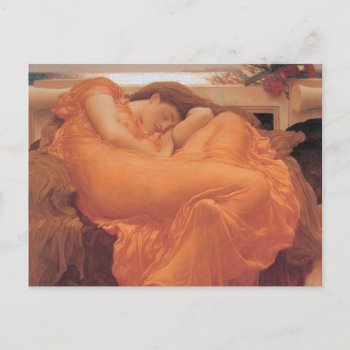 Flaming June Postcard by FineArtists at Zazzle
