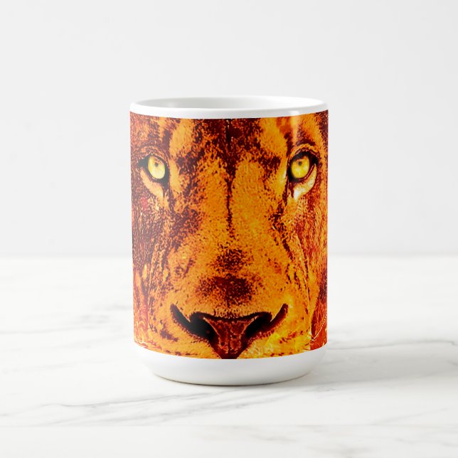Flaming Lion of Judah Pentecost Coffee Mug (Center)