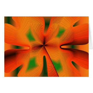 Flaming Orange Flower Cards