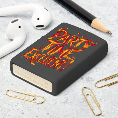 Flaming Party Time Zippo Lighter