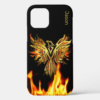 Flaming Phoenix on Black Case-Mate iPhone 12 Case