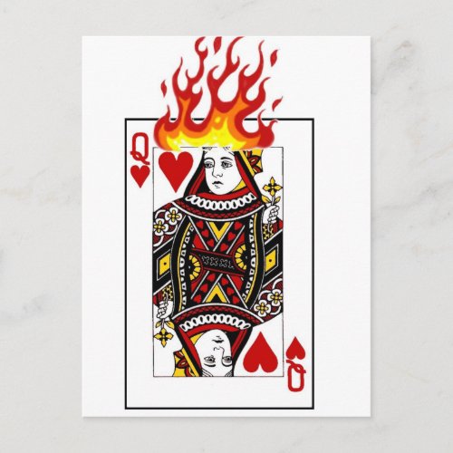 Flaming Queen Postcard