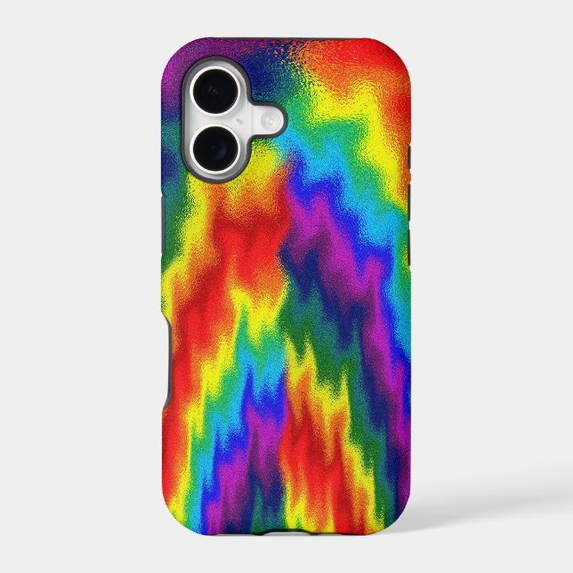 Flaming Rainbow Iphone Case (Back)