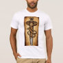 Flaming Serpent Guardian - A Tattoo Design Symboli T-Shirt