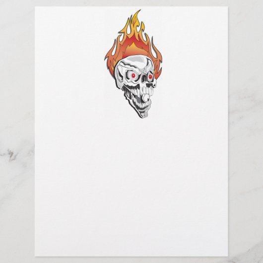 Flaming Skull (Front)