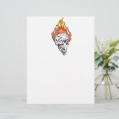Flaming Skull (Standing Front)