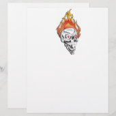 Flaming Skull (Front/Back)