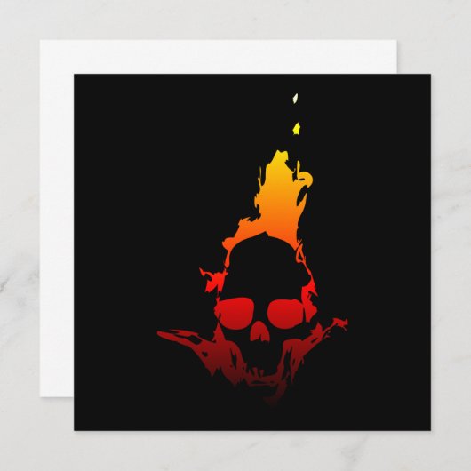 Flaming Skull (Front/Back)