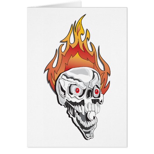 Flaming Skull (Front)