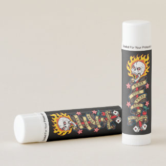Flaming Skull Feel the Fear Lip Balm