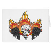 Flaming Skulls (Front Horizontal)