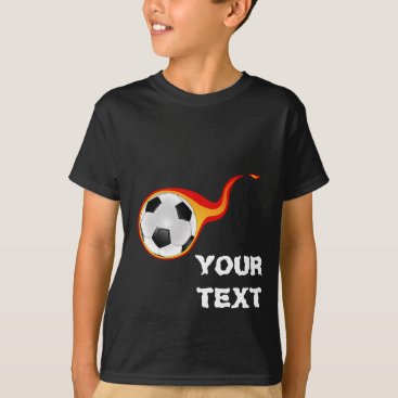 flaming soccer ball T-Shirt
