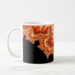 Flaming Sun - Fractal Coffee Mug