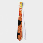 Flaming Sun - Fractal Neck Tie