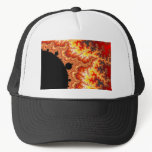 Flaming Sun - Fractal Trucker Hat