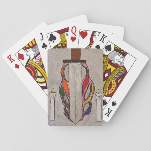 Flaming Sword Playing Cards