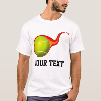 flaming tennis ball T-Shirt
