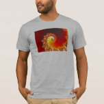 Flaming Tentacle - Fractal Art T-Shirt