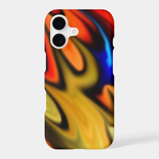 Flaming Tiffany Flow Iphone Case (Back)