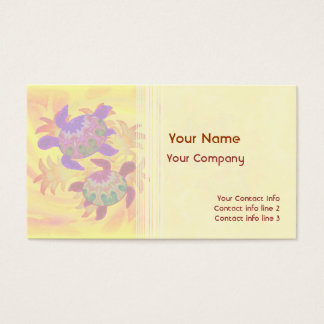 Flaming Turtles Business Card Template