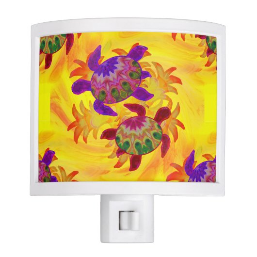 Flaming Turtles Night Light (Front)