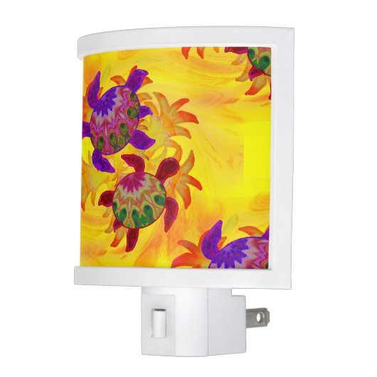 Flaming Turtles Night Light (Left)