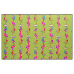 Flaming Vines Spring Fabric