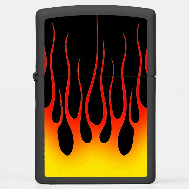 Flaming Zippo Zippo Lighter (Front)