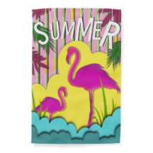 Flamingle All Summer Yard Flag
