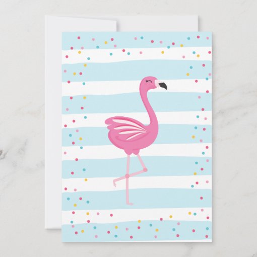 Flamingle Party Birthday Invitation | Zazzle