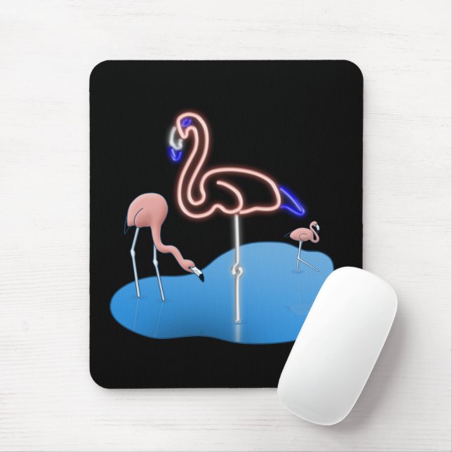 Flaminglow -  mouse pad (With Mouse)