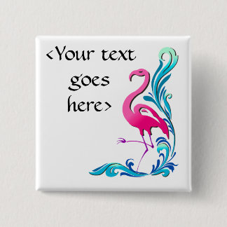 Flamingo 1 pinback button