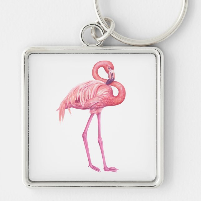 Flamingo 2 keychain (Front)