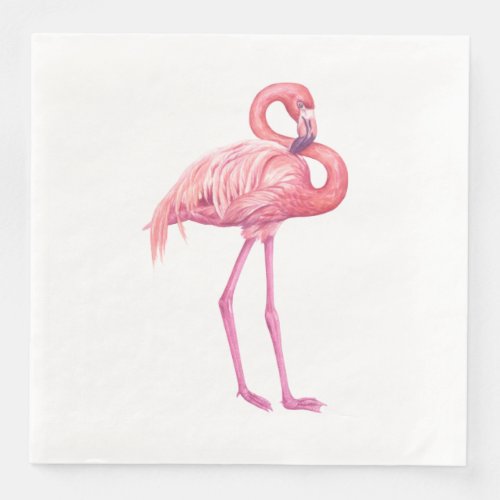 Flamingo 2 paper dinner napkins
