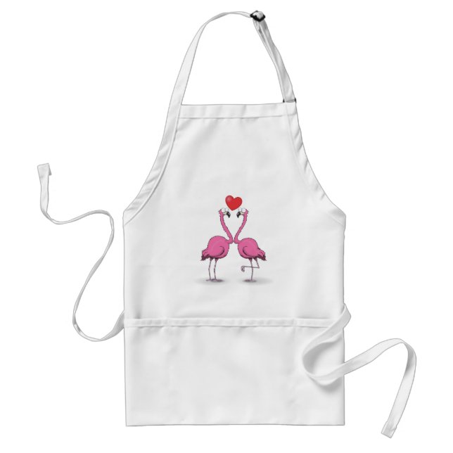 Flamingo Adult Apron (Front)