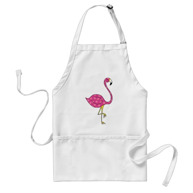 flamingo adult apron (Front)