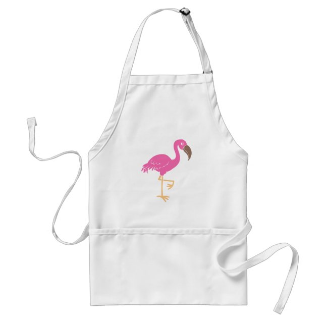 Flamingo Adult Apron (Front)