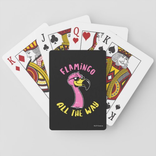 Flamingo All The Way Poker Cards