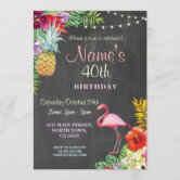 Luau Invitation, Hawaiian Invite, Havana Nights Invitation, Video  Invitation