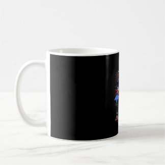 Flamingo American Flag For 4th July Coffee Mug