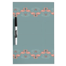Flamingo and Lilly Pads