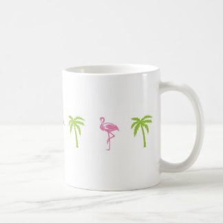 Flamingo and Palm Tree Mug