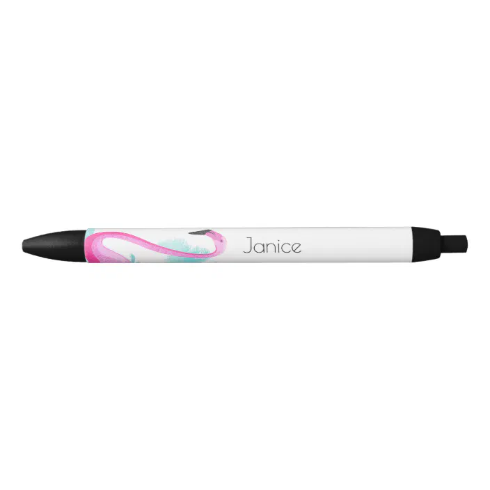 Flamingo Writing Black Ink Pen Office School Supplies Entertainment Memorabilia 