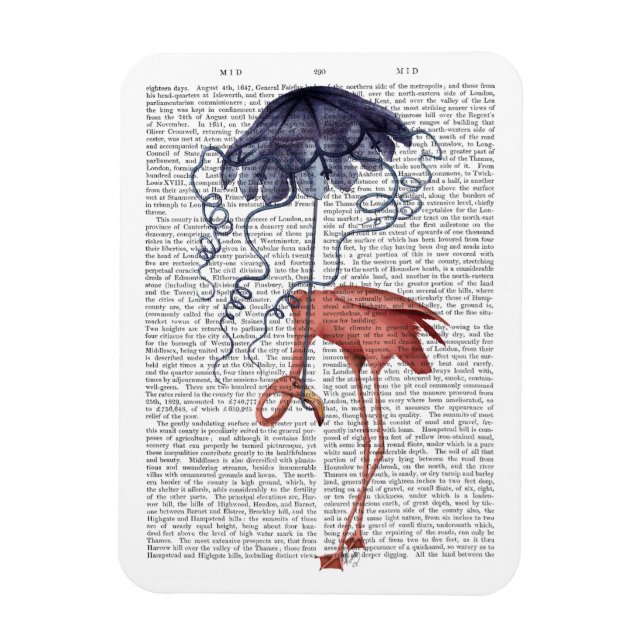 Flamingo and Parasol Magnet (Vertical)