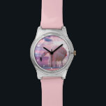 Flamingo and Pink Sky Watch<br><div class="desc">Amazing wildlife. Pink flamingo, sea, pink sky and tropical beach.</div>