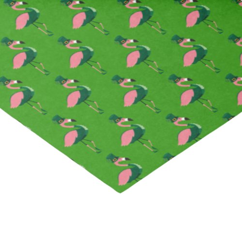  Flamingo Animal Green St Patricks Day Tissue Paper