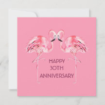 Flamingo Anniversary Card